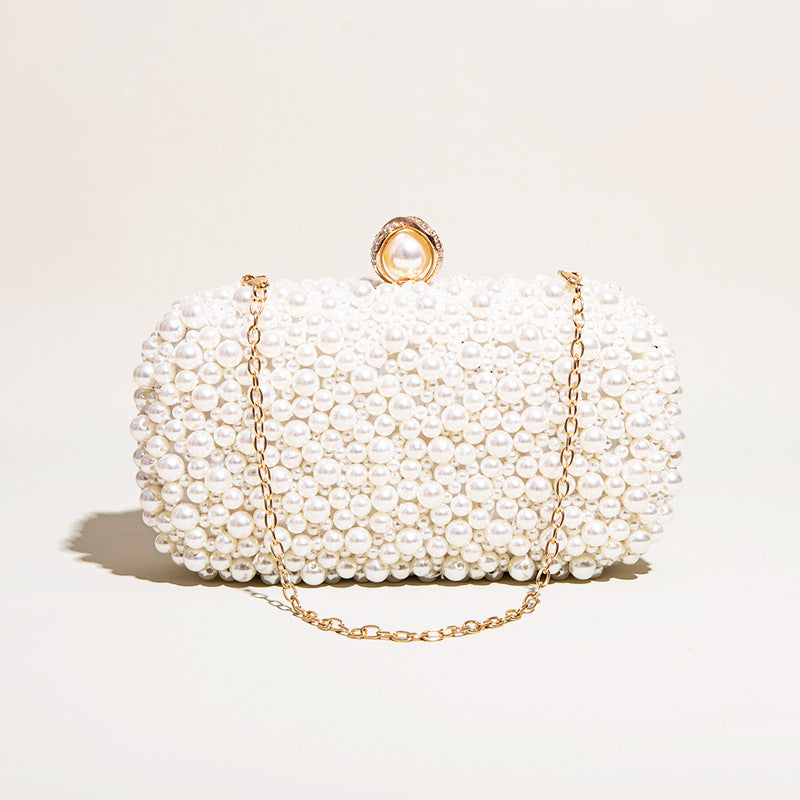 Bolso Chantal | Clutch Joya de Perlas Nacaradas