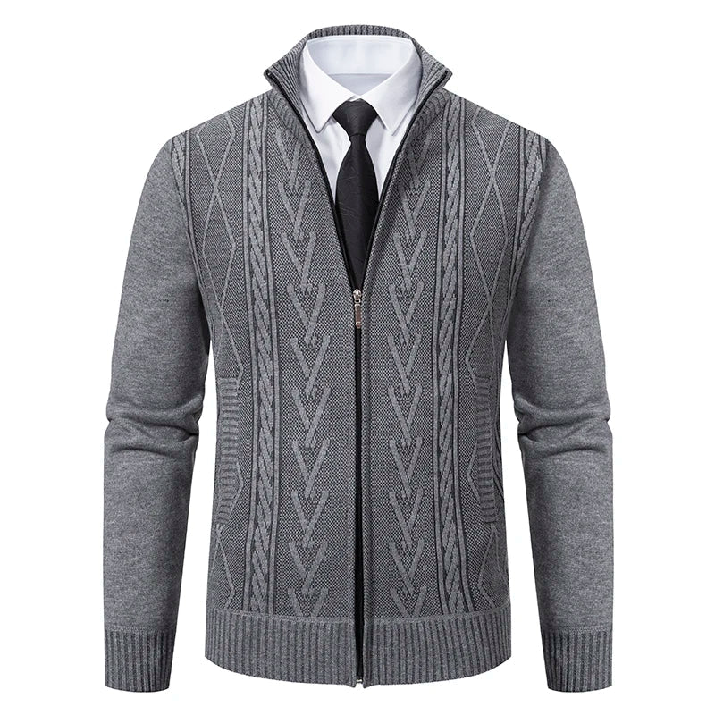 Chaqueta de Punto Pattern | La Elegancia Texturizada para el Smart Casual