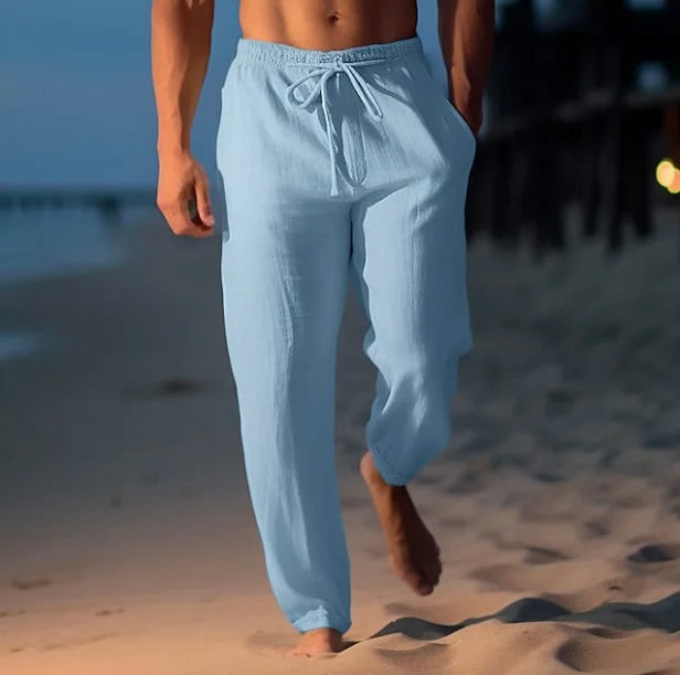 Andreas | Pantalones de lino con estilo relajado