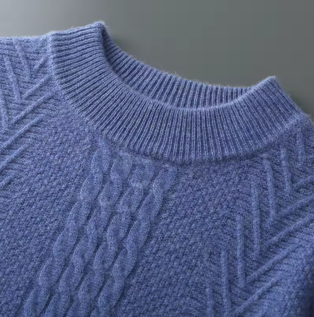 Mizar | Jersey de cachemira con estampado refinado