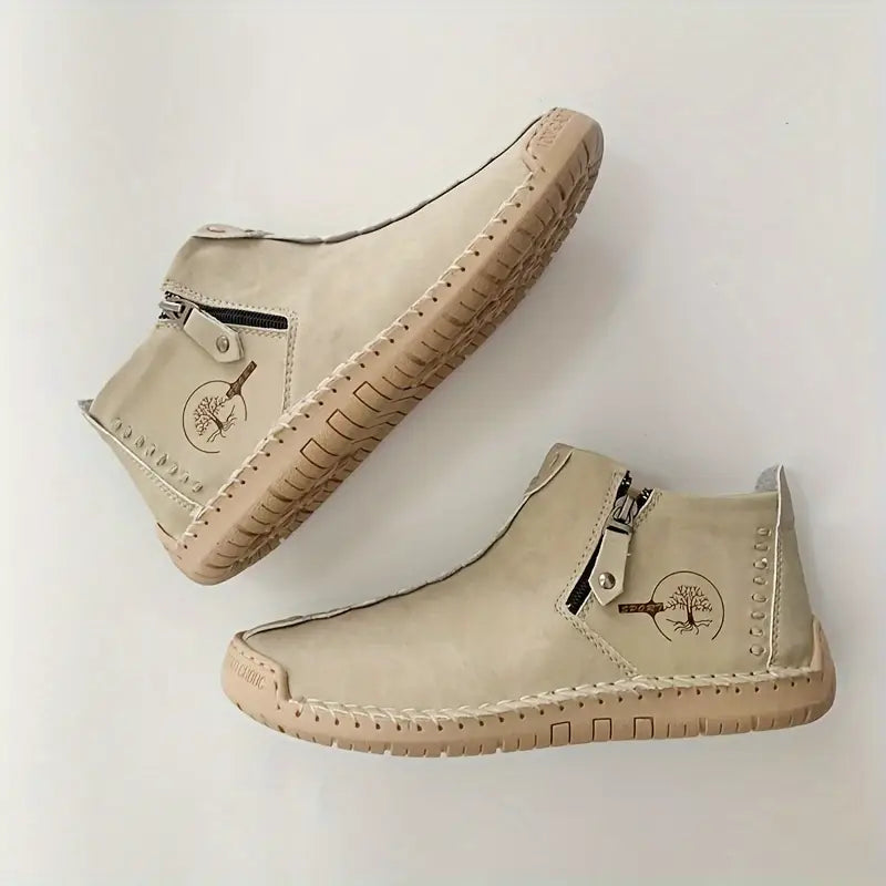 Botines de Piel Terra | El Arte del Cosido a Mano