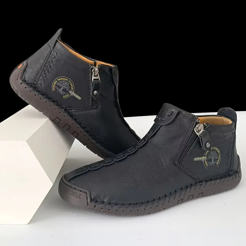 Botines de Piel Terra | El Arte del Cosido a Mano