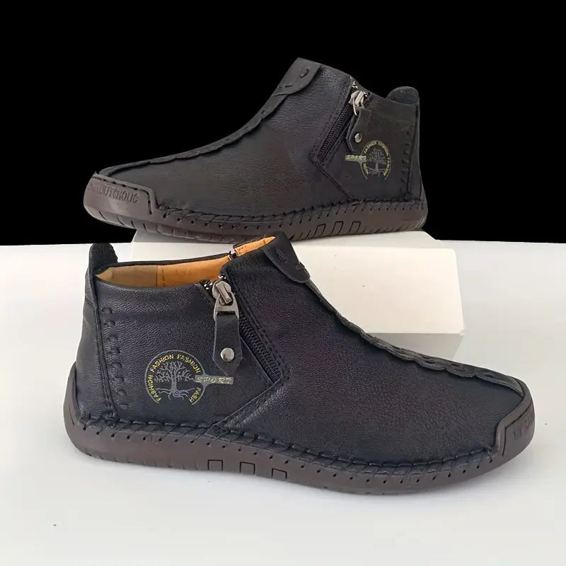 Botines de Piel Terra | El Arte del Cosido a Mano