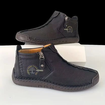 Botines de Piel Terra | El Arte del Cosido a Mano