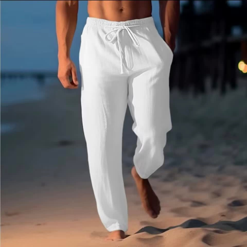 Andreas | Pantalones de lino con estilo relajado