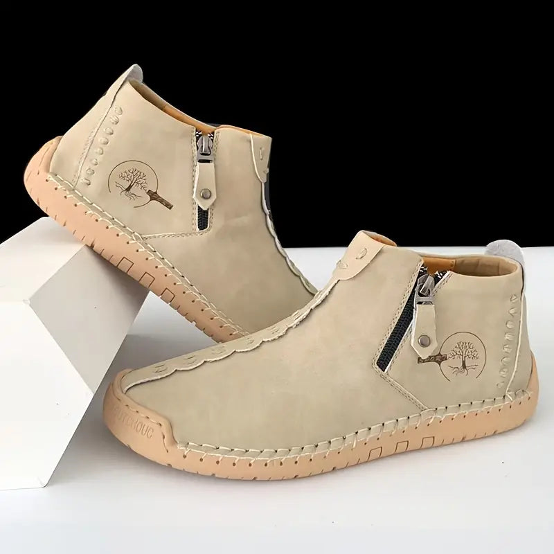 Botines de Piel Terra | El Arte del Cosido a Mano