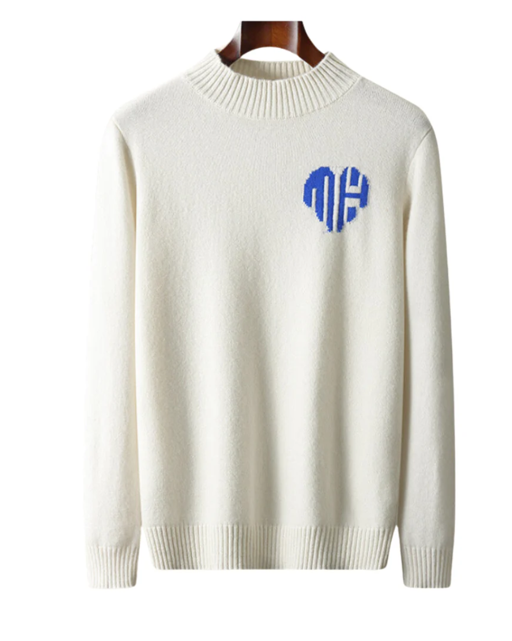 Bora Bora | Jersey de cashmere con detalle de corazón