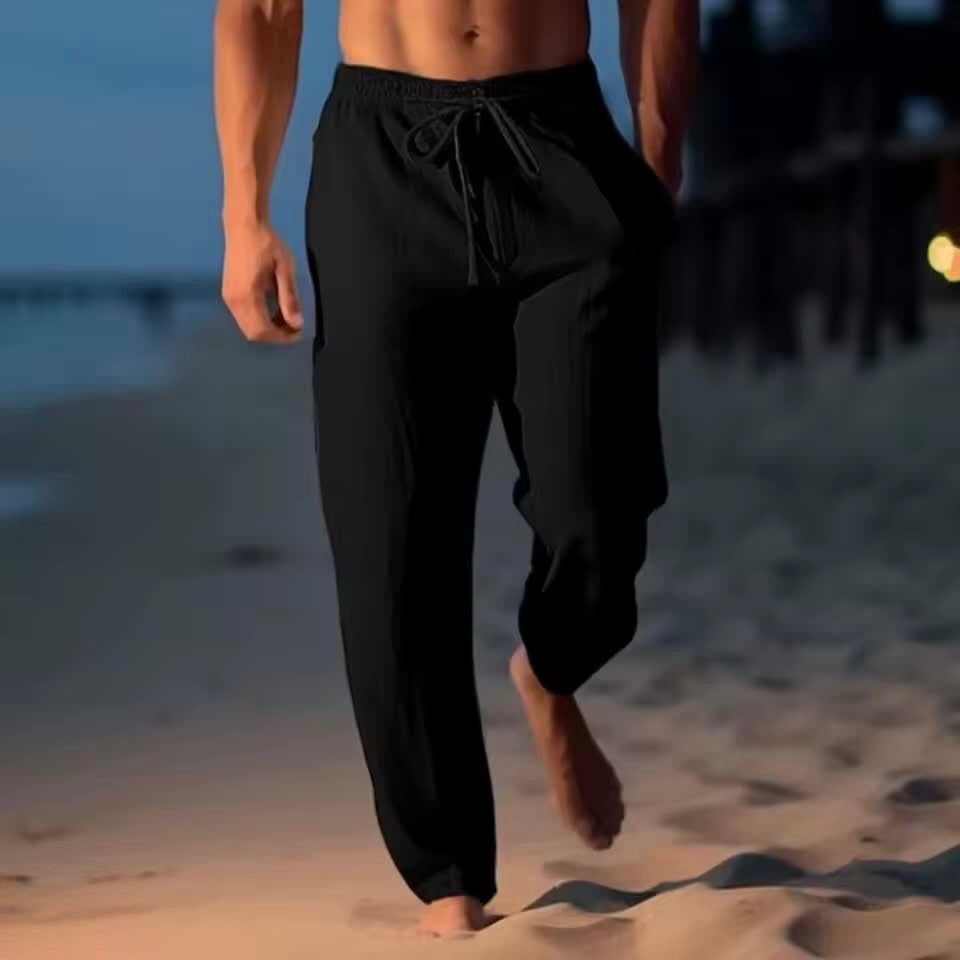 Andreas | Pantalones de lino con estilo relajado