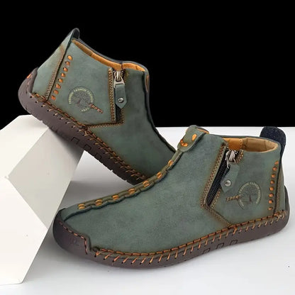 Botines de Piel Terra | El Arte del Cosido a Mano