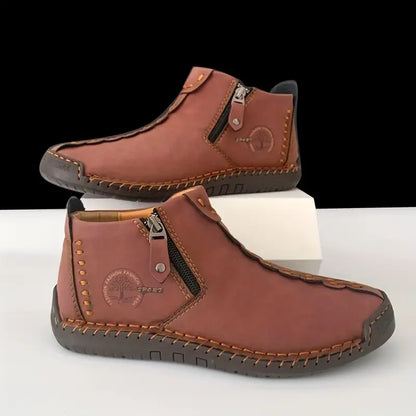 Botines de Piel Terra | El Arte del Cosido a Mano