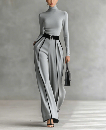 Conjunto Olympia con Ribete a Contraste | Diseño y Silueta Perfectos