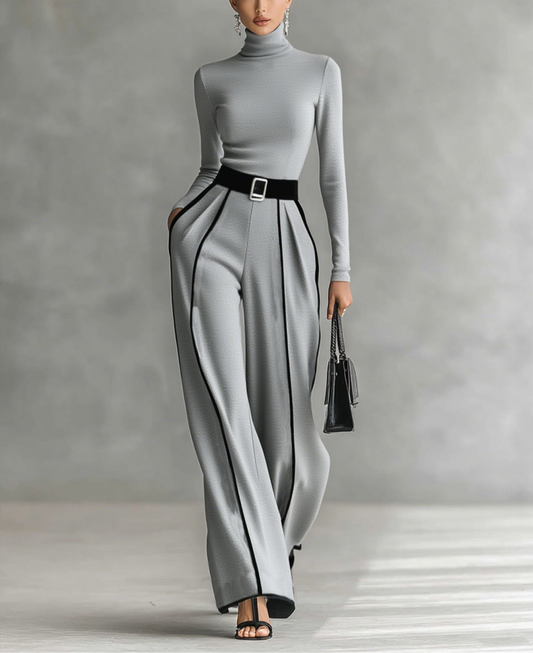 Conjunto Olympia con Ribete a Contraste | Diseño y Silueta Perfectos