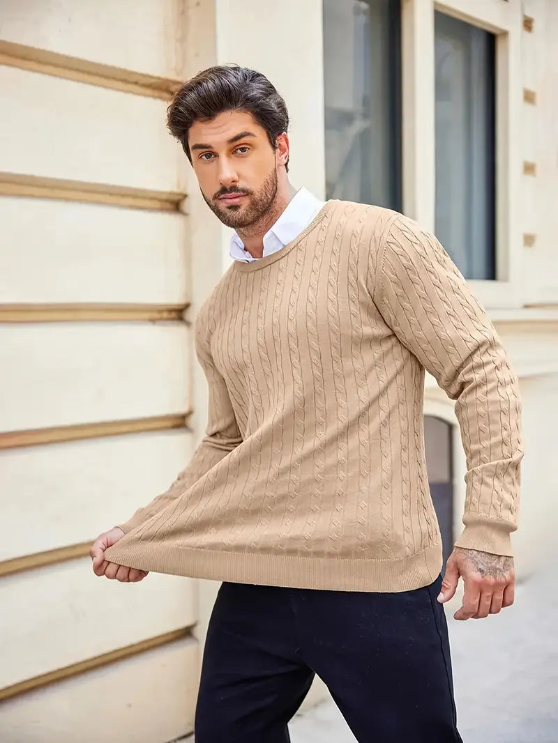 Garda | Jersey casual de punto fino para hombre