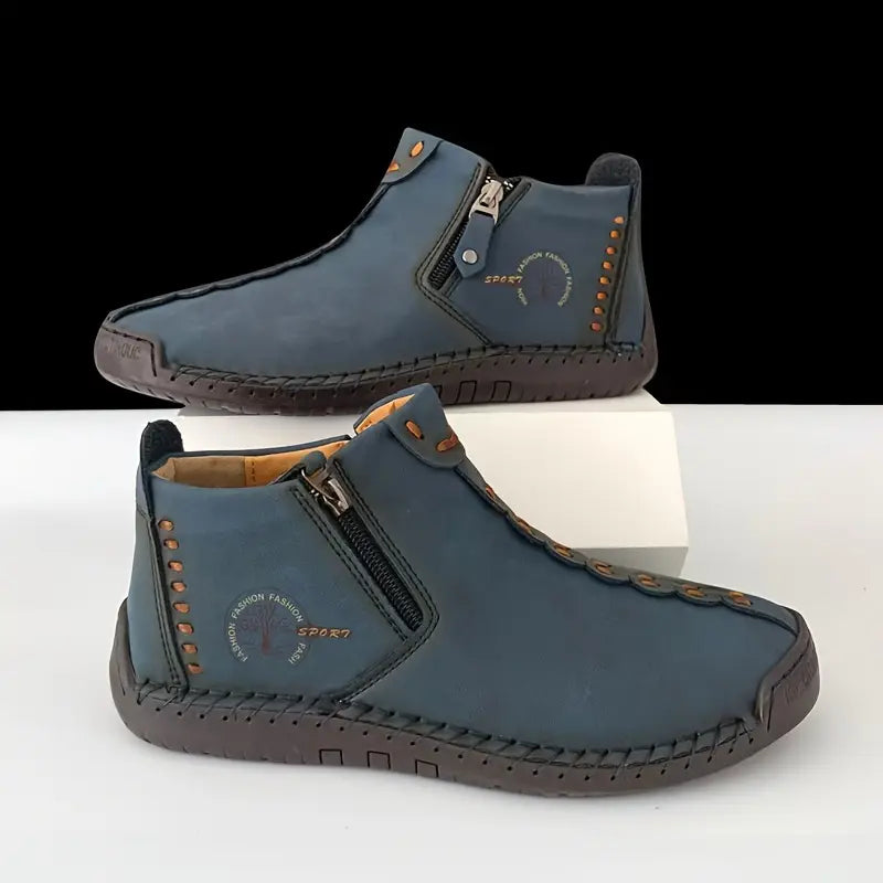 Botines de Piel Terra | El Arte del Cosido a Mano