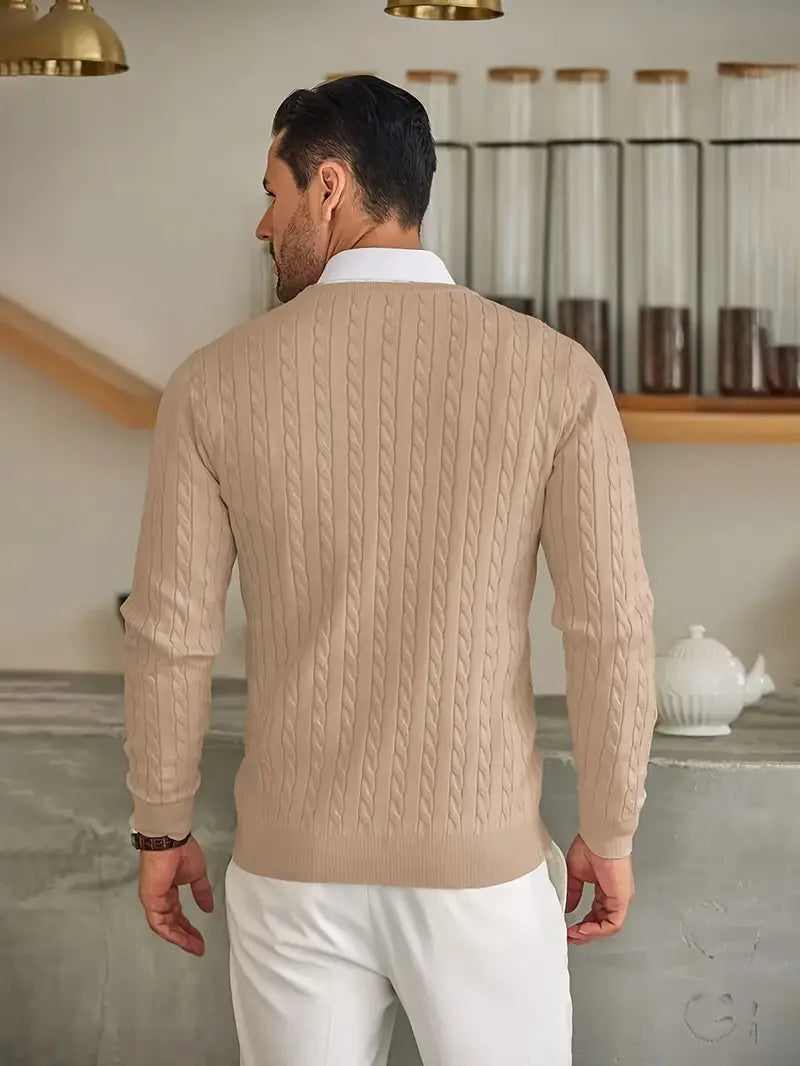 Garda | Jersey casual de punto fino para hombre