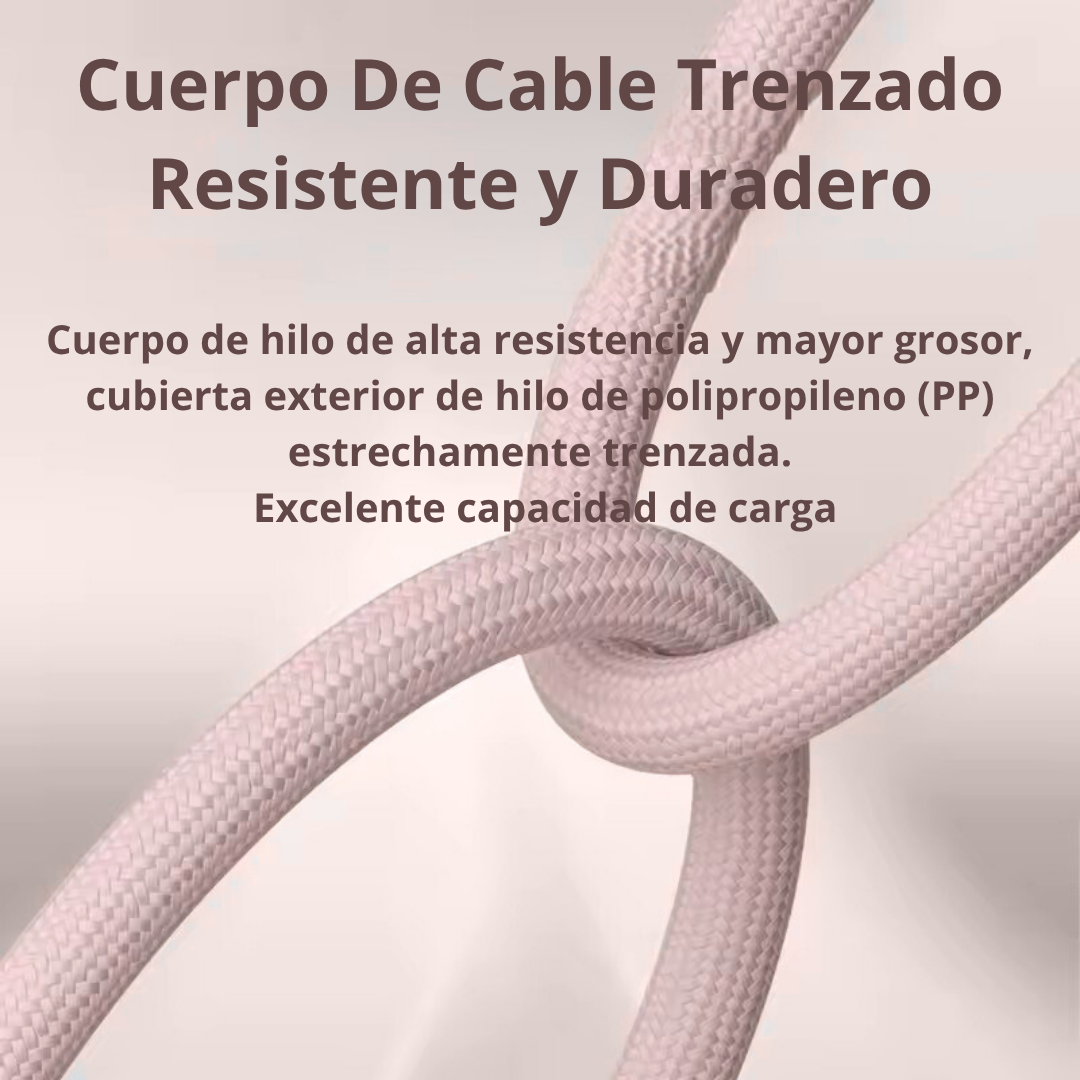 Cuerda Móvil & Cargador 2 en 1 | Estilo y Conexión Sin Límites