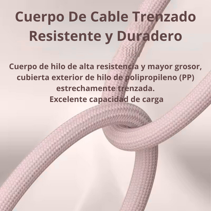 Cuerda Móvil & Cargador 2 en 1 | Estilo y Conexión Sin Límites