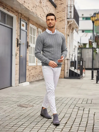 Garda | Jersey casual de punto fino para hombre
