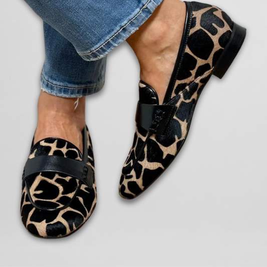 Noemi | Mocasines con estampado animal