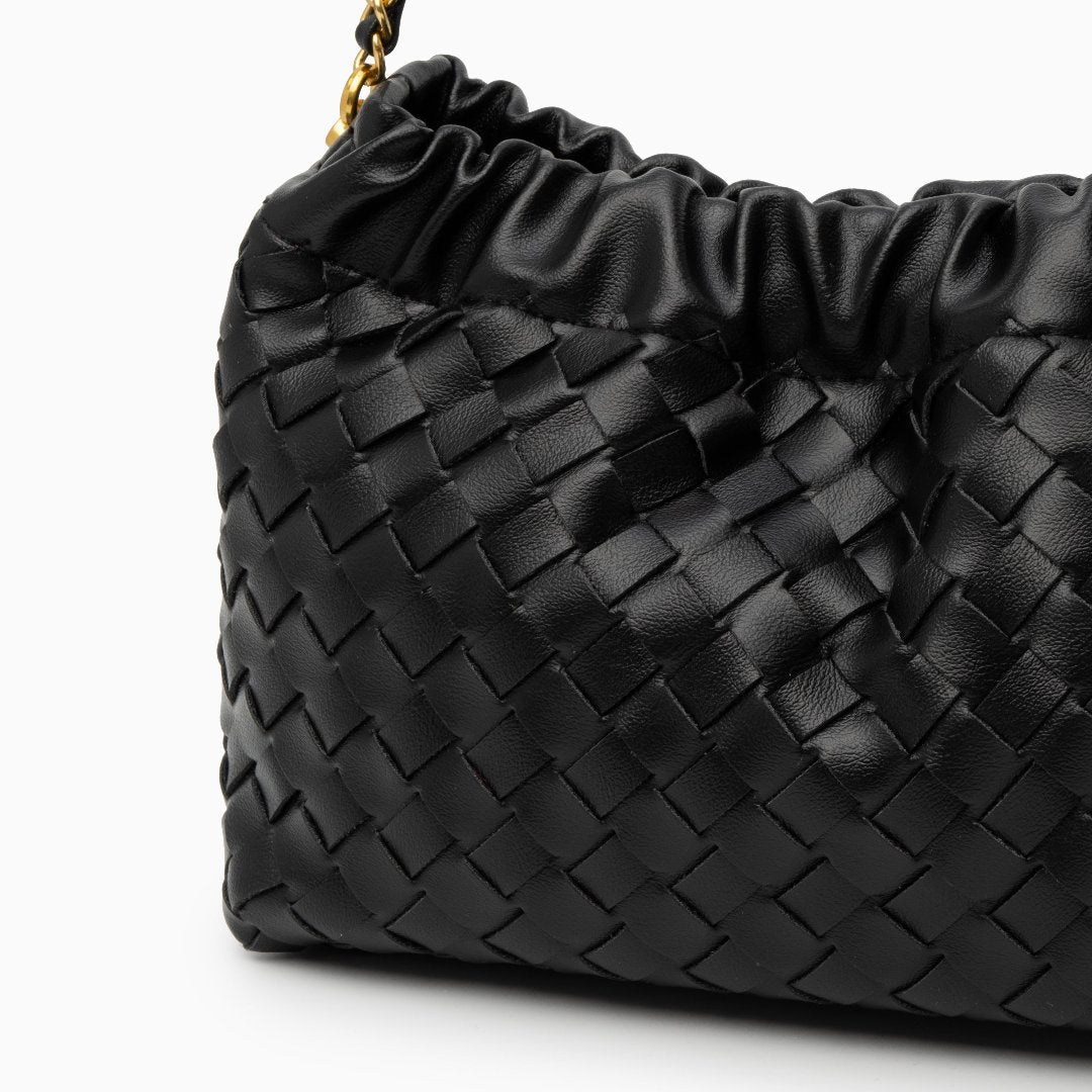 Bolso Joyce | Hombro Trenzado Rojo Vino