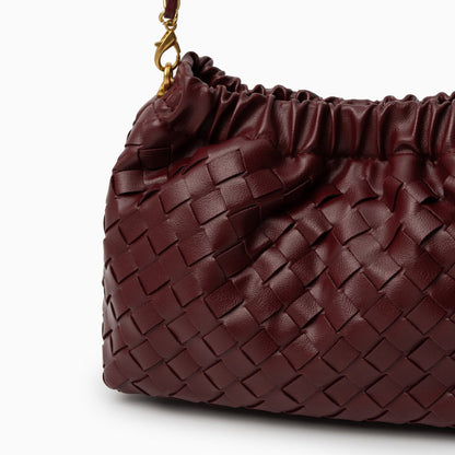 Bolso Joyce | Hombro Trenzado Rojo Vino