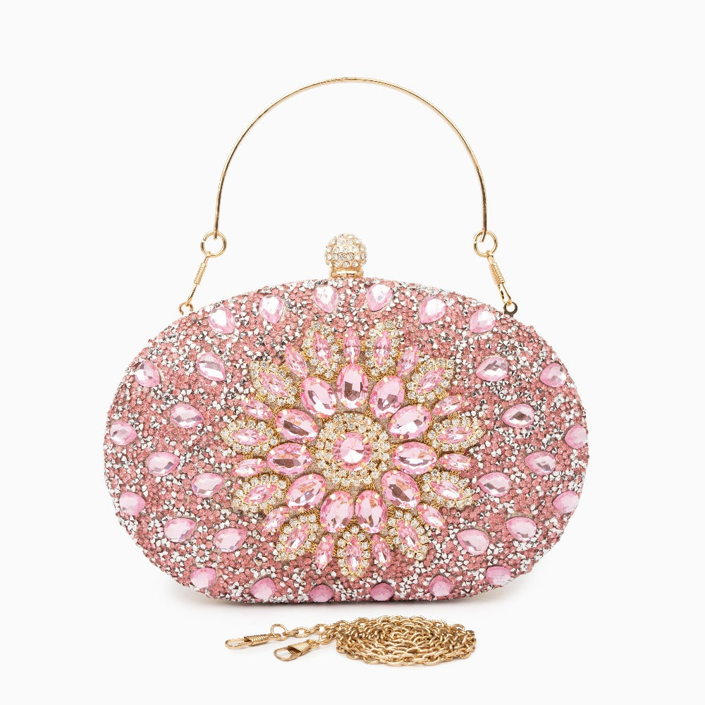 Bolso Colette | Clutch Joya Rosa Zafiro