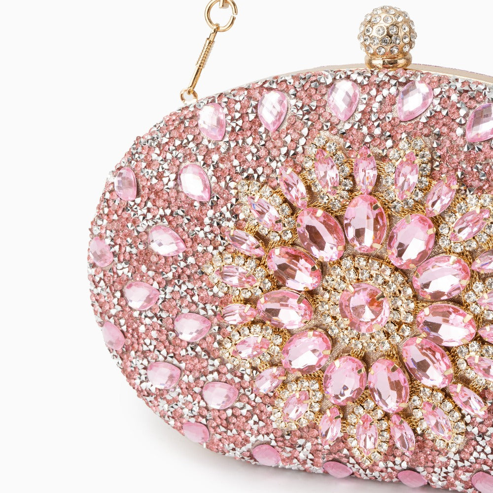 Bolso Colette | Clutch Joya Rosa Zafiro