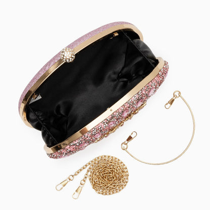 Bolso Colette | Clutch Joya Rosa Zafiro