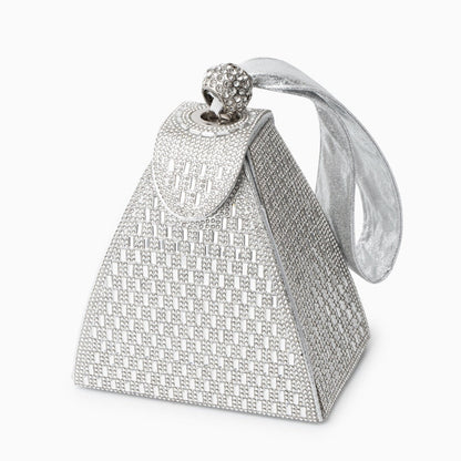 Bolso Luxor | Clutch Piramidal de Pedrería