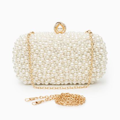 Bolso Chantal | Clutch Joya de Perlas Nacaradas