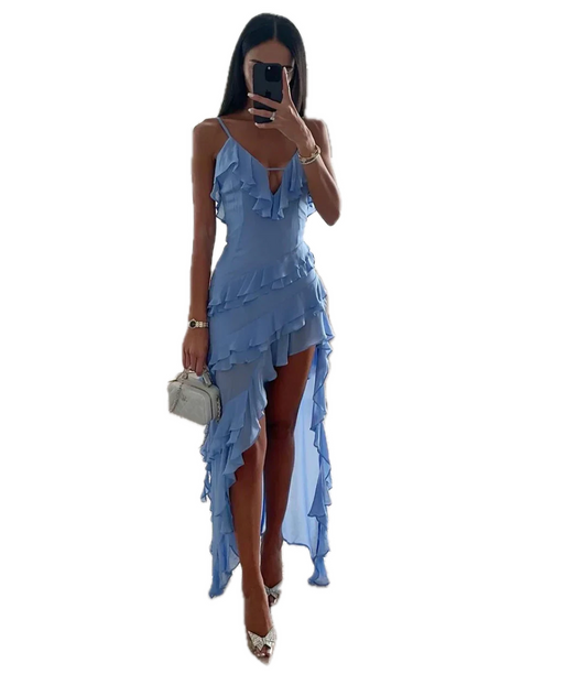 Sophia | Vestido de gala corte sirena en tejido suave