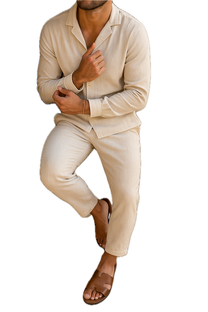 Rubén | Conjunto Masculino de Verano en Algodón Natural