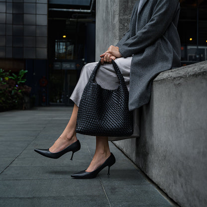 Bolso Jocelyn | Hobo Trenzado con Asa Curva