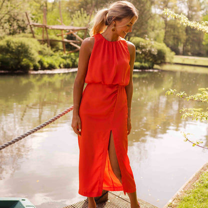 Liene | Vestido sin mangas de silueta esculpida