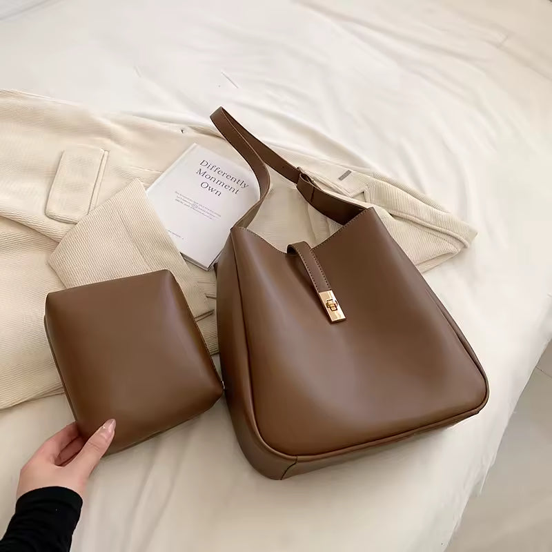 Bolso Saco de Piel Valentina | El Lujo Discreto que Va Contigo