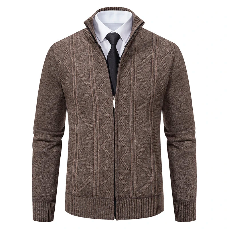Chaqueta de Punto Pattern | La Elegancia Texturizada para el Smart Casual