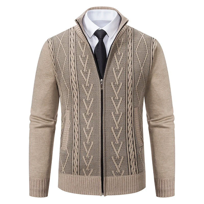 Chaqueta de Punto Pattern | La Elegancia Texturizada para el Smart Casual