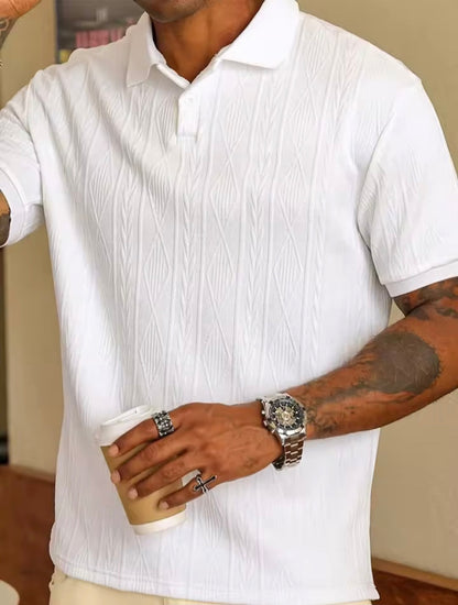 Alejandro | Polo Masculino de Tejido Liso