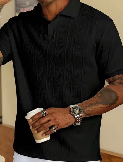 Alejandro | Polo Masculino de Tejido Liso