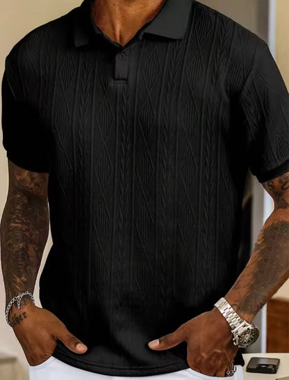 Alejandro | Polo Masculino de Tejido Liso