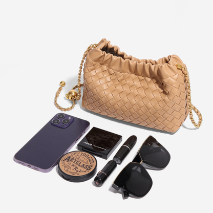 Bolso Joyce | Hombro Trenzado Rojo Vino