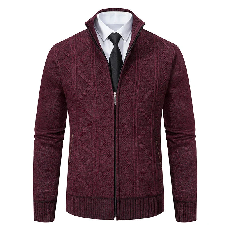 Chaqueta de Punto Pattern | La Elegancia Texturizada para el Smart Casual