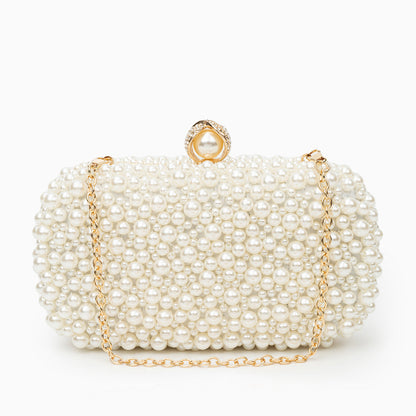 Bolso Chantal | Clutch Joya de Perlas Nacaradas