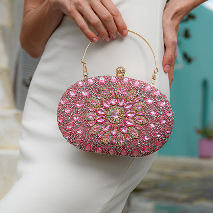 Bolso Colette | Clutch Joya Rosa Zafiro