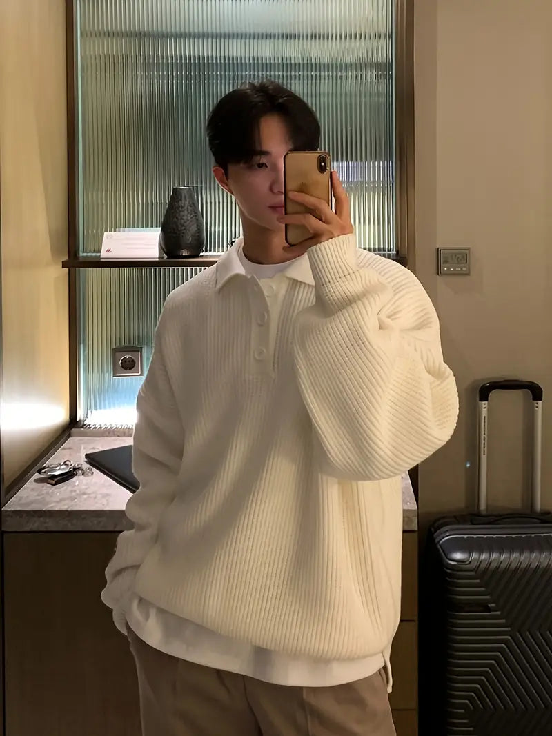 Polo de Punto Oversize Leo | La Tendencia que Define el Otoño