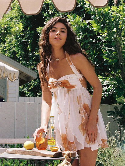 Velora Mesh Drape Dress