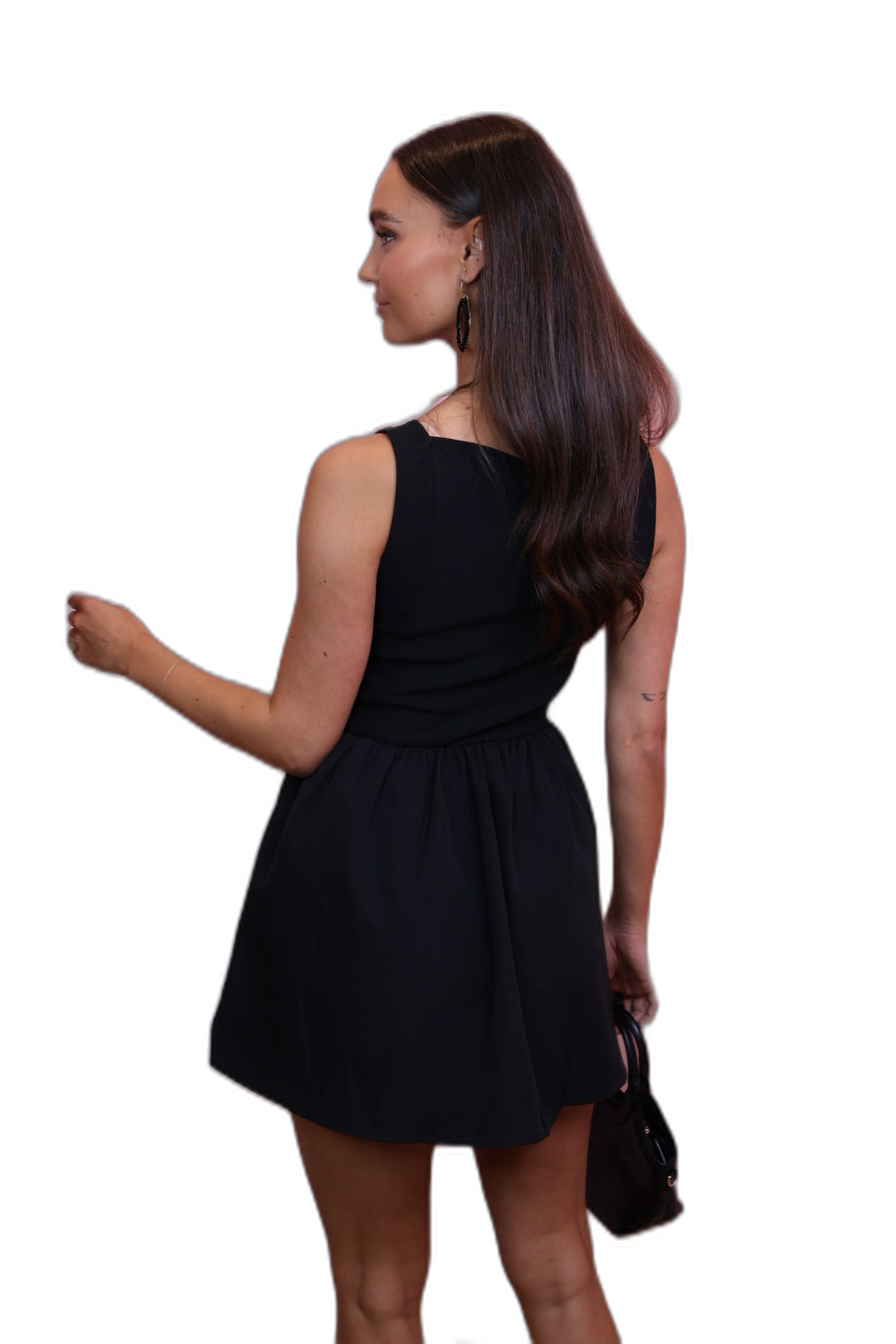 Denise | Vestido globo negro